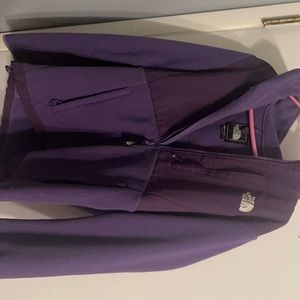 Purple north face full zip